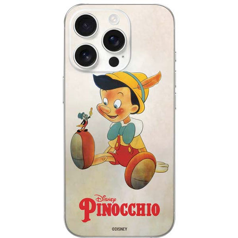Disney Pinocchio Vintage Portrait iPhone 16 Pro Skin